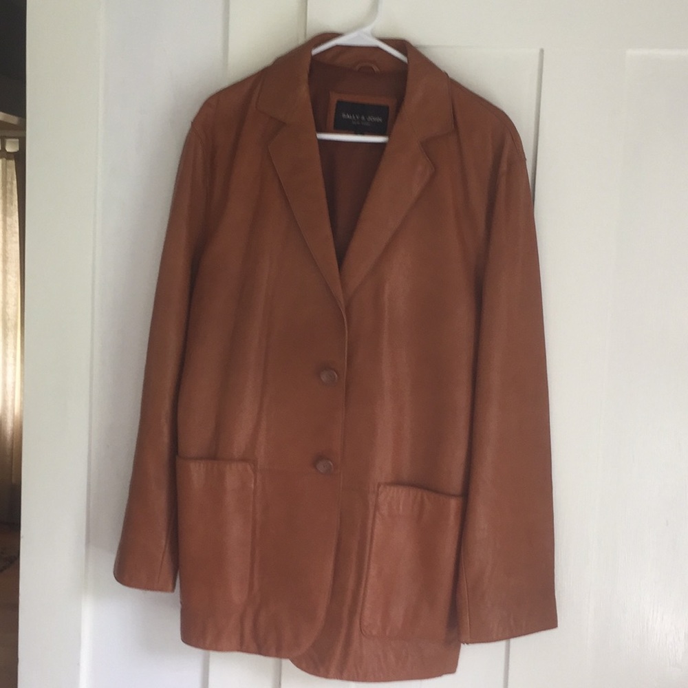 Men's small al leather jacket